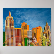 Nueva York, Nueva York 11" x 14" impresión del art Poster