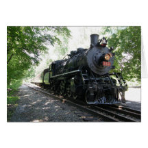 Nueva York Susquehanna y locomotora de vapor occid Tarjeton