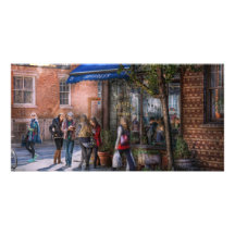 Nueva York - tienda - Greenwich Village - Jefferey Tarjeta Fotográfica