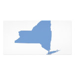 Nueva York: Un estado azul Tarjetas Con Fotos Personalizadas