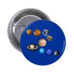 Nueve planetas en la Sistema Solar Pin