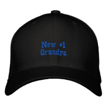 Nuevo abuelo #1 gorras bordadas