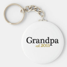 Nuevo abuelo est 2011 llaveros personalizados