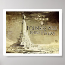 Nuevo Babbage se derrumba el poster conmemorativo 