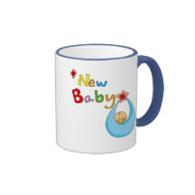 Nuevo bebé (boy) taza de café