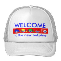 Nuevo bebé gorro de camionero