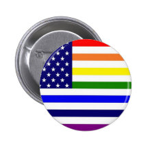 Nuevo botón del orgullo gay de la gloria pins