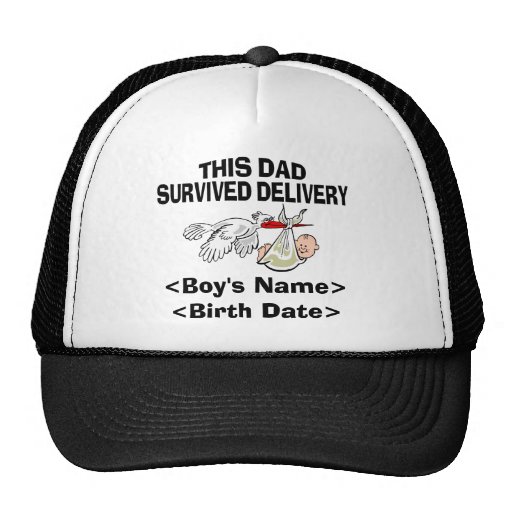 Nuevo casquillo personalizado del bebé del papá gorro