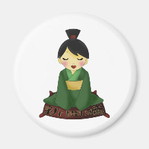Nuevo chica de los principios imán para frigorífico