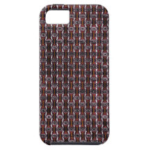 Nuevo modelo rojo enrrollado hecho por los frikis  iPhone 5 carcasas