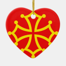 Nuevo Occitania, bandera de Francia Adorno De Navidad