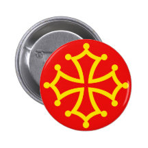 Nuevo Occitania, bandera de Francia Pin