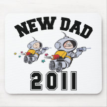 Nuevo papá 2011 tapete de ratones