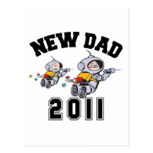 Nuevo papá 2011 tarjetas postales