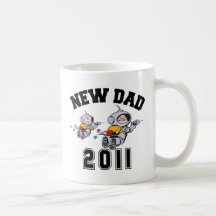 Nuevo papá 2011 tazas de café