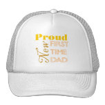 Nuevo papá orgulloso de la primera vez gorros bordados