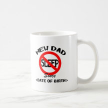 Nuevo papá personalizado ninguna taza de café del 