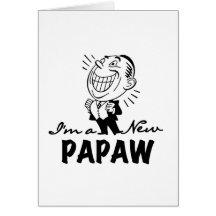 Nuevos camisetas y regalos sonrientes del Papaw Felicitación