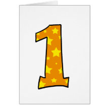 Número 1 felicitacion 