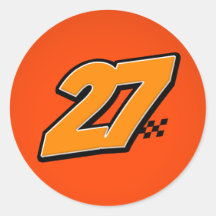Número 27 - Pegatina