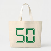 Número - 50 bolsa de mano