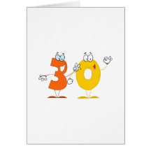 Número feliz 30 felicitaciones