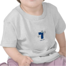 Número feliz 7 camisetas