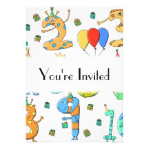 Números de la fiesta de cumpleaños comunicado
