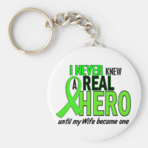 Nunca sabía una VERDE LIMA del héroe 2 (la esposa) Llaveros Personalizados