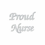 Nurse-R.P.N./White orgulloso en negro Sudadera Bordada Con Serigrafia