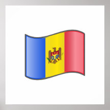 Nuvola moldavo, el Moldavia Poster