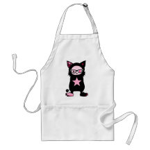 Nyangpy stylish version red エプロン