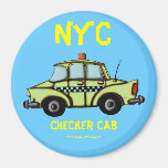 NYC, imán fresco del taxi del inspector