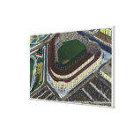 NYC, nueva opinión de YorkAerial del Yankee Stadiu Impresión En Lona Estirada
