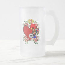 O Amor un Portugal - un Selecção das Quinas Tazas De Café