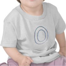 O (blanco) camisetas