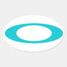 oakleywtf ovalformat klistermärke