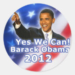 Obama 2012 etiqueta