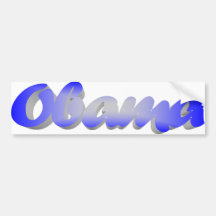 Obama 2012 etiqueta de parachoque