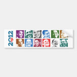 Obama 2012 etiqueta de parachoque