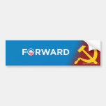 Obama 2012 (parodia) delantero en socialismo etiqueta de parachoque
