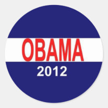 Obama 2012 pegatina