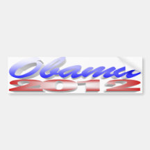 Obama 2012 pegatina de parachoque