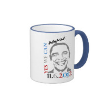 ¡Obama 2012 podemos sí otra vez! Taza