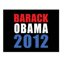 Obama 2012 postales