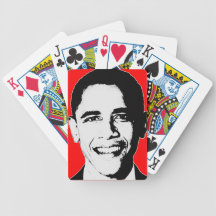 Obama 2012 re elige los naipes de Obama