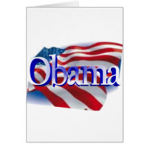 ¡Obama 2012! Tarjeta
