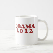 Obama 2012 tazas
