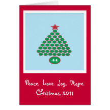Obama 44 tarjeta de Navidad 2011