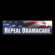 Obama anti - derogación OBAMACARE pegatinas de parachoque